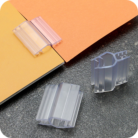 legatoria Elemento di congiunzione H, 25mm TRASPARENTE, connessione a 2 vie.