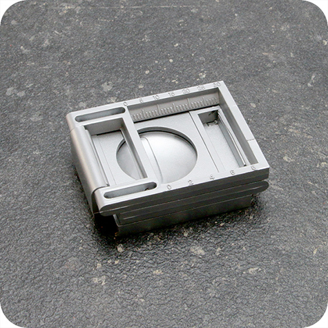 legatoria Lente ingrandimento 27mm, 5 ingrandimenti In plastica, priva di distorsioni, ingrandisce 5 volte l oggetto, lente in acrilico asferico con diametro di 27 mm, con scala di misurazione.