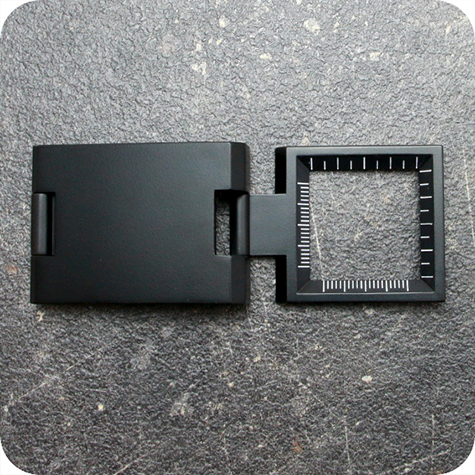legatoria Lente ingrandimento 28mm, 6 ingrandimenti In metallo, priva di distorsioni, ingrandimento 6 volte, lente di vetro con diametro di 28 mm, con scala di misurazione.