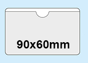 legatoria Portabiglietti da visita adesivo 90x60mm LEG4137.