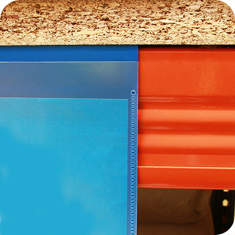 legatoria Busta con magneti, 340x223mm BLU. Dimensione busta 310x254mm. Dimensione massima foglio 297x210mm. Con strip magnetico 290x20. Apertura sul lato corto. Foglio superiore In PVC morbido da 180micron. Foglio inferiore in PVC rigido da 300micron.