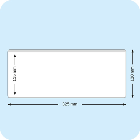 legatoria Busta con magneti, 325x120mm BLU. Dimensione busta 325x120mm. Dimensione massima foglio 215x93mm. Con strip magnetico 305x15mm. Apertura sul lato lungo. Foglio superiore In PVC morbido da 180micron. Foglio inferiore in PVC rigido da 300micron.