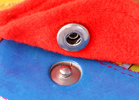 legatoria Bottone�automatico�a�pressione�tipo S NERO, testa diametro 12.4 mm. Il bottone � composto da 4 pezzi*.