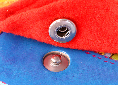 legatoria Bottoneautomaticoapressionetipo S BIANCO, testa diametro 12.4 mm. Il bottone  composto da 4 pezzi*.