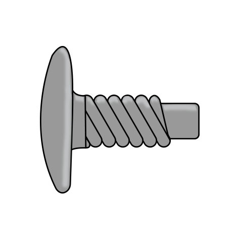 legatoria Teste ad incastro nichelate testa diametro 10mm,.