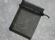 legatoria Sacchetti da regalo, organza, 90x120mm NERO, Sacchetto in organza, da regalo, 90x120mm, adatto per confezionare prodotti promozionali, bigiotteria, cosmetici, accessori. LEG4219