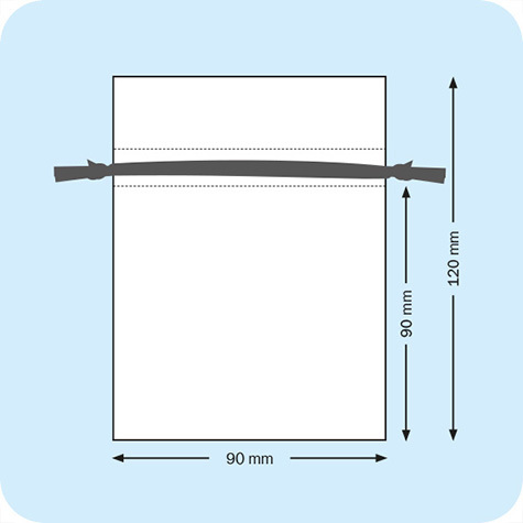 legatoria Sacchetti da regalo, organza, 90x120mm NERO, Sacchetto in organza, da regalo, 90x120mm, adatto per confezionare prodotti promozionali, bigiotteria, cosmetici, accessori..