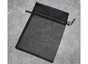 legatoria Sacchetti da regalo, organza, 150x200mm NERO, Sacchetto in organza, da regalo, 150x200mm, adatto per confezionare prodotti promozionali, bigiotteria, cosmetici, accessori..