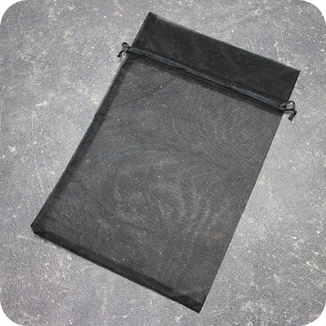 legatoria Sacchetti da regalo, organza, 200x300mm NERO, Sacchetto in organza, da regalo, 200x300mm, adatto per confezionare prodotti promozionali, bigiotteria, cosmetici, accessori..