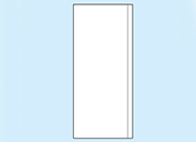 legatoria Busta autoadesiva 307x95mm TRASPARENTE. Autoadesiva. Aperta sul lato lungo LEG4228