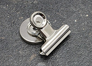 legatoria Molla MAGNETICA 38x31 NICHELATA. Dimensioni: 38x31mm. Magnete Y20. LEG4234