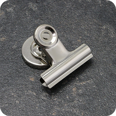 legatoria Molla MAGNETICA 42x38 NICHELATA. Dimensioni: 42x38mm. Magnete Y20..