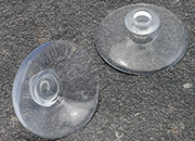 legatoria Ventosa testa a fungo. 30mm diametro collo 6.5mm, diametro testa 11mm, per superfici liscie.