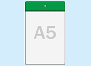 legatoria Busta APPENDIBILE 148x210mm(A5). VERDE LEG4271.