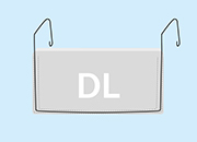 legatoria Busta rinforzata. 245x124 lato lungo TRASPARENTE, con rinforzi metallici, senza pattella di chiusura, aperta sul lato lungo, in PVC flessibile 140 micron, per inserire fogli formato 222x78mm LEG4282