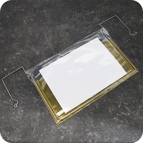 legatoria Busta rinforzata. A5 lato lungo GIALLO TRASPARENTE, con rinforzi metallici, senza pattella di chiusura, aperta sul lato corto, in PVC flessibile 140 micron, per inserire fogli formato A5 (148x210cm).