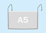 legatoria Busta rinforzata. A5 lato lungo TRASPARENTE, con rinforzi metallici, senza pattella di chiusura, aperta sul lato corto, in PVC flessibile 140 micron, per inserire fogli formato A5 (148x210cm) LEG4288