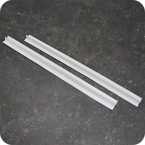 legatoria Soffietto autoadesivo interno prepiegato 310x20mm  Materiale telato. Perfette per una facile produzione di cartelline e buste con capienza variabile. La parte adesiva si applica sulla superficie interna della cartellina.