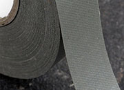 legatoria NastroAutoadesivo bordaDorso, 25mm, GRIGIO nastro speciale in carta telata per coprire il dorso di blocchi pinzati. Elegante effetto tessuto, spessore 200 micron. Utilizzato nelle industrie grafiche per bordature e dorsature di libri, registri, quaderni, blocchi per assegni e formulari LEG4297