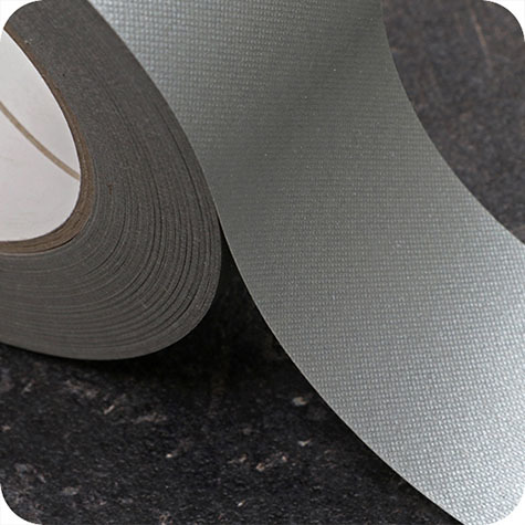 legatoria NastroAutoadesivo bordaDorso, 50mm, GRIGIO nastro speciale in carta telata per ricoprire il dorso di blocchi pinzati. Elegante effetto tessuto, spessore 200 micron. Utilizzato nelle industrie grafiche per bordature e dorsature di libri, registri, quaderni, blocchi per assegni e formulari.