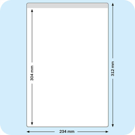 legatoria Busta magnetica, A4, .Aperta sul lato corto GIALLO. 315x217mm. Con striscia magnetica 220x30mm. Lato superiore In PVC trasparente morbido da 200 micron. Lato inferiore in PVC verde da 300 micron.
