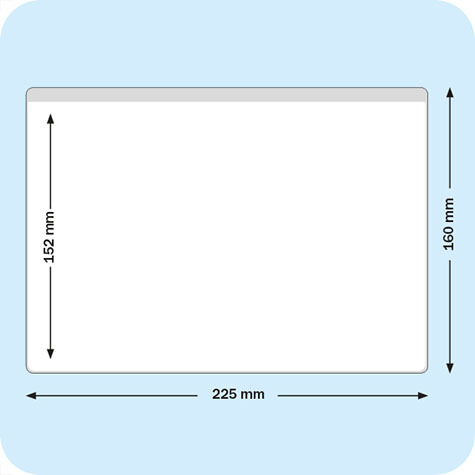 legatoria Busta con magnete, 222x189mm GIALLA. Dimensione busta 222x189mm. Dimensione massima foglio 210x148mm. Con strip magnetico 205x20mm. Apertura sul lato lungo. Foglio superiore In PVC morbido da 200micron. Foglio inferiore in PVC rigido da 300micron.
