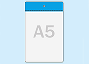 legatoria Busta APPENDIBILE 148x210mm(A5). BLU LEG4309.