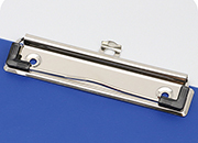 legatoria Molletta fermacarta 120x30mm NICHELATA, Angoli gommati e gancio per appendere. Contiene fino a 100 fogli (10mm), interasse rivetti 87mm. rivetti non inclusi.