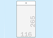 legatoria Busta U. foro. 120x230mm TRASPARENTE, con lato sporgente e con foro da 5mm per lappensione, in PCV morbido da 180 micron, aperta sul lato corto. Formato esterno 130x240mm. Senza patella di chiusura.