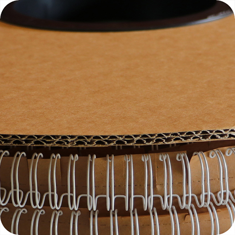 legatoria Spirali metalliche bobina15,9mm ARGENTO passo 3:1, spessore 15,9mm (5-8 pollice), 16.000 anelli, per rilegare fino a 135 fogli da 80 grammi.