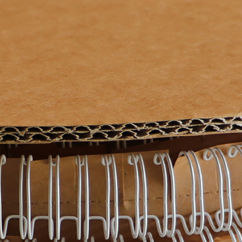 legatoria Spirali metalliche bobina15,9mm NERO passo 3:1, spessore 15,9mm (5-8 pollice), 16.000 anelli, per rilegare fino a 135 fogli da 80 grammi.