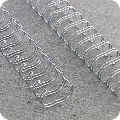 legatoria Spirali metalliche bobina15,9mm NERO passo 3:1, spessore 15,9mm (5-8 pollice), 16.000 anelli, per rilegare fino a 135 fogli da 80 grammi.