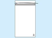 legatoria Sacchetto chiusura a laccio. 300x470mm TRASPARENTE, in polietilene da 50 micron, aperto sul lato corto LEG4330