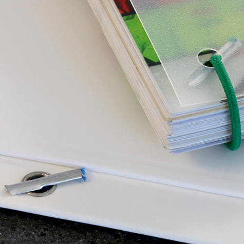 legatoria Elastico con 2 capicorda, lunghezza 120mm NERO, lunghezza 120mm (compresi i 2 capicorda), elastico a sezione tonda rivestito in tessuto, spessore 1,2mm.