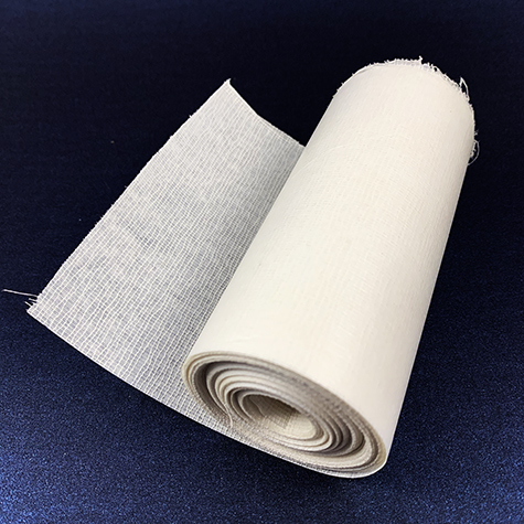 legatoria Garza RETRO CARTA altezza 12cm garza in rotolo per legatoria. Per il rafforzamento e la stabilizzazione del dorso del libro.