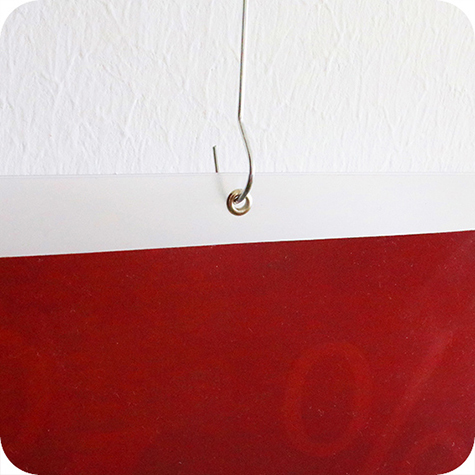 legatoria PortaLocandinaAppendivile A1orizzontale 594x841mm PortaCartello TRASPARENTE, con 2 FORI per appensione (5mm), formato A1 (594x841mm). In PVC rigido da 400 micron antiriflesso.