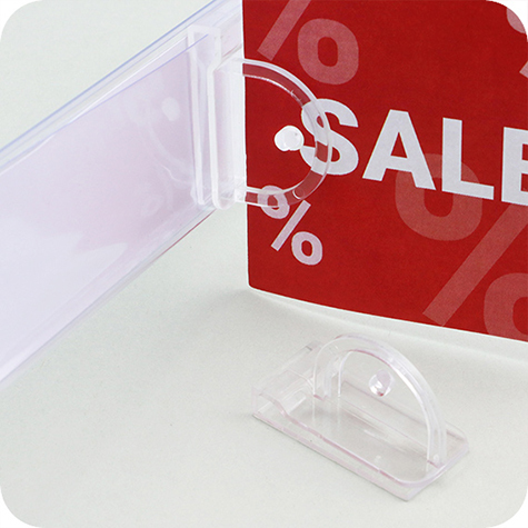 legatoria Elemento di congiunzione 20x39mm TRASPARENTE, per binari portaprezzi .