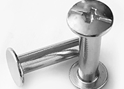 legatoria Viti sepolte rilegatura, NICHELATE, 20mm testa diametro 10mm, tubetto diametro 5mm, una testa fissa ed una mobile. La testa mobile ha intaglio a cacciavite e a croce. Per lunghezza, si intende la distanza INTERNA tra le due teste, che corrisponde allo spessore del volume da rilegare LEG453cr