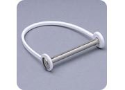 legatoria Maniglie viti sepolte, plastica. BIANCO leg496.