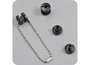 legatoria Viti sepolte forate NERE 3.5mm  lunghezza 3,5 mm, diametro testa 12mm, diametro tubetto 6mm, foro interno 3mm, una testa fissa ed una mobile. Per lunghezza, si intende la distanza INTERNA tra le due teste, che corrisponde allo spessore del volume da rilegare leg533