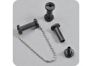 legatoria Viti sepolte forate NERE 10mm  leg537.