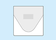 legatoria Busta autoadesiva 52x60mm con pattella e punto adesivo per chiusura, ideali per contenere memory card leg58