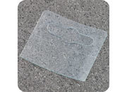 legatoria Appendini trasparenti autoadesivi per blister 44x52mm foratura standard europea. In PET trasparente da 400 micron, per oggetti fino a 1000 grammi. In rotolo leg581