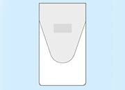 legatoria Busta autoadesiva 52x92mm con pattella e punto adesivo per chiusura, ideali per contenere pennette USB leg59