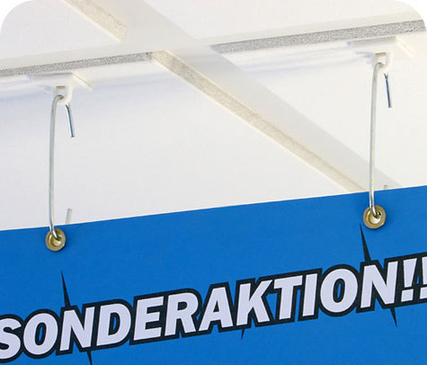 legatoria Basetta autoadesive con occhiello, diametro 20mm BIANCO, in plastica bianca, sezione rotonda.