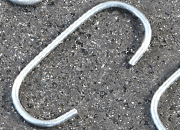 legatoria Gancio metallico a C 35mm ZINCATO. In acciaio leg644