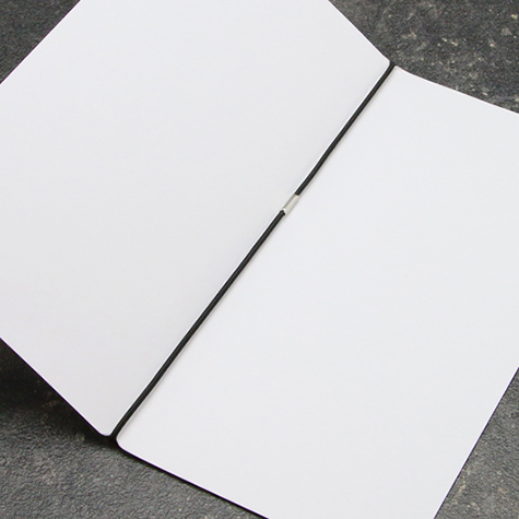 legatoria Anello elastico rivestito tessuto, 293mm NERO, spessore 2mm, le due estremit sono congiunte con una chiusura metallica per formare un anello che ben si adatta a rilegare fogli formato A6 (14,85mm).