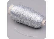 legatoria Elastico in bobina spessore 1,1mm ARGENTO. Rivestito in tessuto.