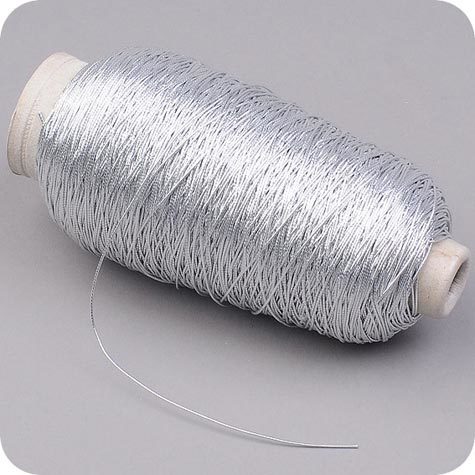 legatoria Elastico in bobina spessore 1,1mm ARGENTO. Rivestito in tessuto.