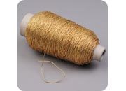 legatoria Elastico in bobina spessore 1,1mm ORO. Rivestito in tessuto.